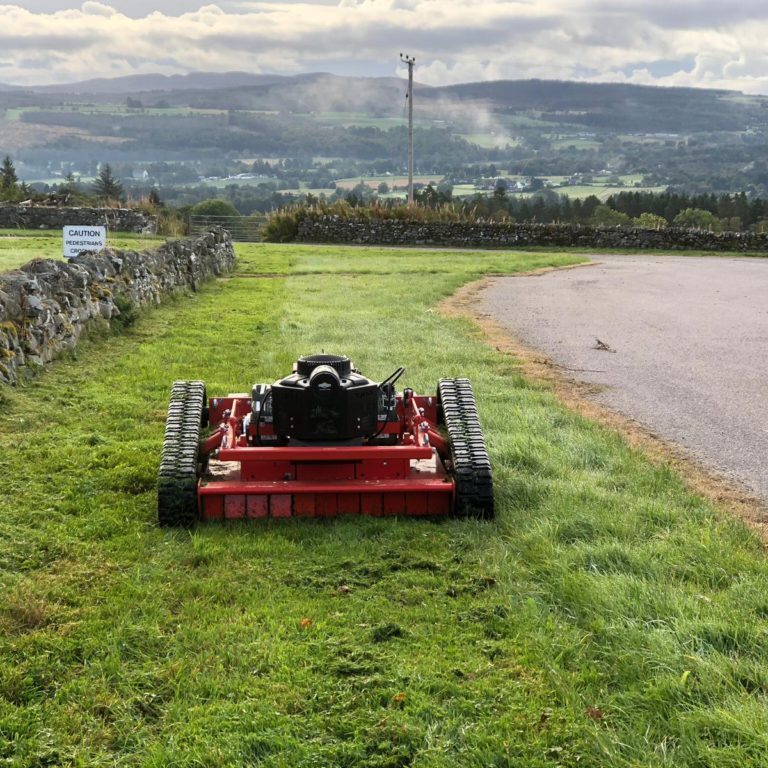 Large scale rough mowing